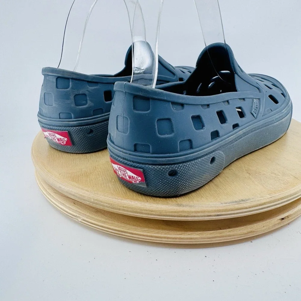 Vans Trek Slip On Clogs Blue Boys 4.5 Girls Unisex‎ Water camp Shoes
